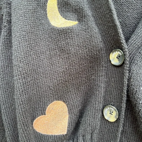 Cinq a Sept Woman Morgan Embroidered Cardigan Black Small - Picture 3 of 5